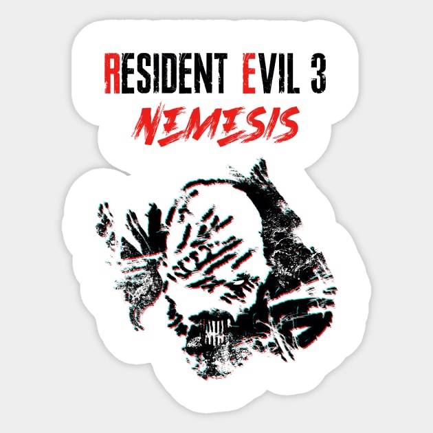 Resident Evil 3 Nemesis Sticker by Aendovah